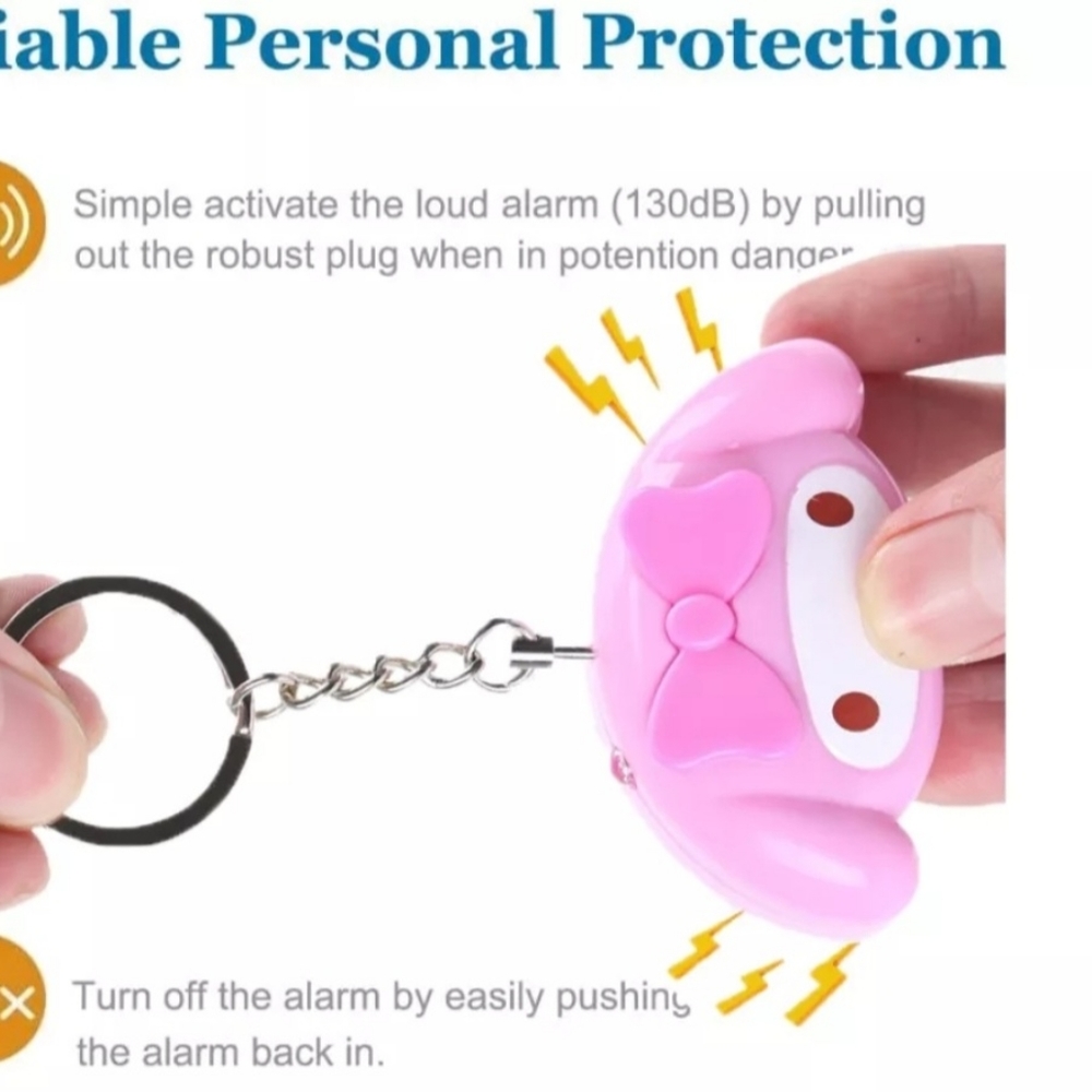 Pink Personal Alarms